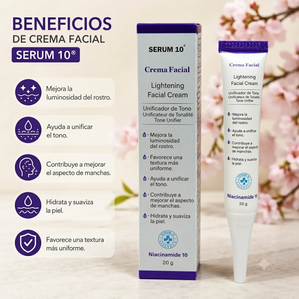 CREMA ACLARANTE DE NIACINAMIDA